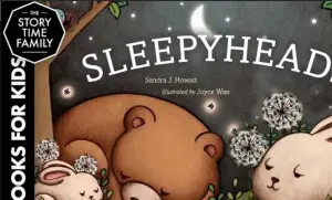 Bedtime story book in the importance of sleep 