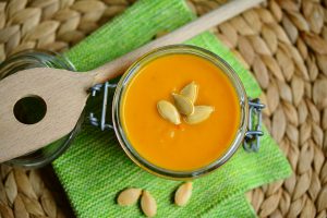 Pumpkin and carrot soup in South African Food