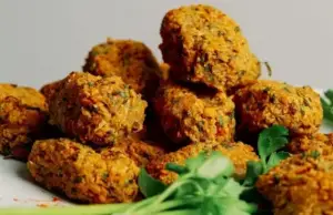 Sweet-potato lentil fritters./Sweet-potato for baby-led weaning.