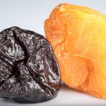 Dried prunes.Quick organic foods for babies. 