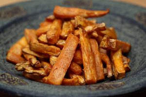 Sweet-potato fries for baby-led weaning..