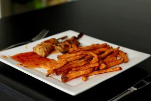 sweet-potato cinnamon finger,for baby-led weaning.