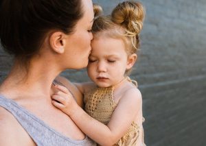 Mother with toddler 