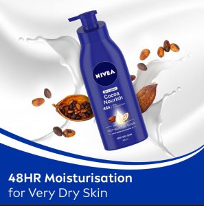 48 hour nevea moisturizing lotion for very dry skin.